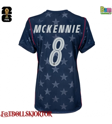 Förenta stater Weston McKennie #8 Bortatröja Dam VM 2026 Kortärmad